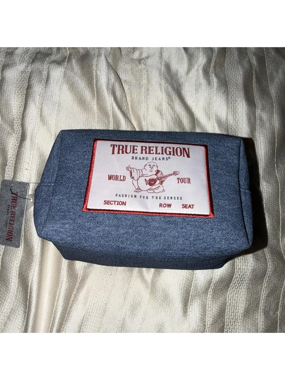 Cosmetic Travel Case True Religion Brand Jeans denim 11